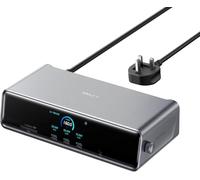 Anker Prime Docking Station (DL7400), 14-in-1 Triple Display, DisplayLink | 140W Max, Smart Display, Triple 4K@60Hz (2 HDMI+1 DP), for Windows Laptops (The Latest DisplayLink Driver Must Installed)