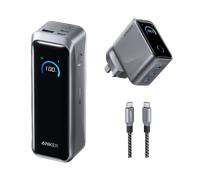 Anker Prime Power Bank (20K, 220W) and Prime Charger (160W, 3 Ports, Smart Display)