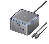 Anker Prime TB5 Docking Station, 14 Ports Thunderbolt 5 Docking Station with 140W Max Charging, 120Gbps Max Transfer, Ambient LED Lighting, Cooling S