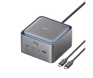 Anker Prime TB5 Docking Station, 14 Ports Thunderbolt 5 Docking Station with 140W Max Charging, 120Gbps Max Transfer, Ambient LED Lighting, Cooling System, Up to 8K Display for Thunderbolt 5/4 Laptops