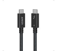 Anker Prime Thunderbolt 4 Cable, 3.3 ft USB C to USB C Cable, 240W Charging, 40Gbps Data Transfer, Supports 8K/4K Displays, For iPhone 16 Series, MacBook Air, iPad, Samsung (Thunderbolt 4-Certified)
