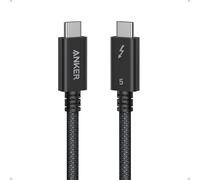 Anker Prime Thunderbolt 5 Cable, 1.7 FT USB C to USB C Cable, 240W Charging, 80Gbps Data Transfer, Up to 120Gbps Bandwidth, 8K/4K Displays, for iPhone 16, MacBook, and More (Thunderbolt 5-Certified)