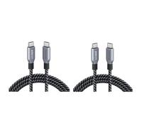 Anker Prime USB-C to USB-C Cable (240W, Upcycled-Braided) ｜2-Pack 6ft - 2 Pack