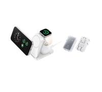 Anker Prime Wireless Charging Station (3-in-1, MagGo, AirCool, Foldable) + Anker Nano Travel Adapter (5-in-1, 20W) Silver