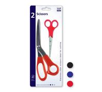 Anker Scissors - Pack Of 2 - Multi-Purpose Sharp Scissor - Stainless Steel Scissors For Office - Home - Craft & Diy Use