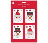 Anker Single Led Flashing Christmas Brooch