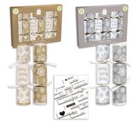 Anker Single Pack Of 6 6" Gold Or Silver Christmas Crackers Dg Xangs101