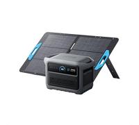 Anker SOLIX C1000 Gen 2 Portable Power Station with 100W Solar Panel, 2,000W (Peak 3,000W) Solar Generator, Full Charge in 49 Min, 1,024Wh LiFePO4 Battery for Home Backup, Power Outages, and Camping