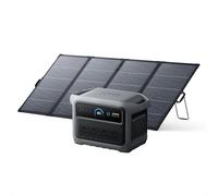 Anker SOLIX C1000 Gen 2 Portable Power Station with 400W Solar Panel, 2000W (Peak 3000W) Solar Generator, 1024Wh LiFePO4, Fast Charge 100% in 49 Min, 10ms UPS, for Home Backup, Camping & Emergency