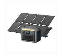 Anker SOLIX C1000 Portable Power Station with PS100X Portable Solar Panel, 1800W Solar Generator, 1056Wh LiFePO4, 4 AC Outlets, Fast Charge 100% in 58 Min, Home Backup, Camping, RV & Emergency