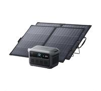 Anker SOLIX C2000 Gen 2 Portable Power Station with 2×200W Solar Panels, 2400W (Peak 4000W) Solar Generator, 2048Wh LiFePO4 Battery, Fast Charge 100% in 58 Min, Home Backup, Camping, RV & Emergency