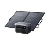 Anker SOLIX C2000 Gen 2 Portable Power Station with 200W Solar Panel, 2400W (Peak 4000W) Solar Generator, 2048Wh LiFePO4 Battery, Fast Charge 100% in 58 Min, Home Backup, Camping, RVing & Emergency
