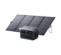 Anker SOLIX C2000 Gen 2 Portable Power Station with 400W Solar Panel, 2,400W (Peak 4,000W) Solar Generator, Full Charge in 58 Min, 2,048Wh LiFePO4 Battery for Camping, Power Outages, and Home Backup