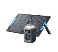 Anker SOLIX C300 DC Portable Power Station & Power Bank with 100W Solar Panel, 288Wh LiFePO4 Battery, 300W Solar Generator, for Camping, Travel & Emergency