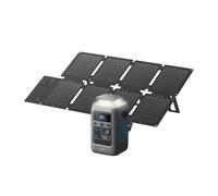 Anker SOLIX C300 DC Power Bank Station (90,000mAh) and 60W Solar Panel, 288Wh Portable Power Station, LiFePO4 Battery, 300W Solar Generator, for Outdoor, Camping, Traveling, and Emergencies