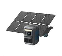 Anker SOLIX C300 Portable Power Station with 100W Solar Panel, 288Wh LiFePO4 Battery, 300W (Peak 600W) Solar Generator, 140W Side Quick Charging Power, for Camping, Outdoors, Travel & Emergency