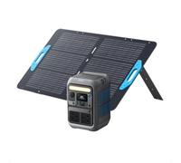 Anker SOLIX C300 Portable Power Station with 100W Solar Panel, 288Wh LiFePO4 Battery, 300W (Peak 600W) Solar Generator, 140W Fast Charge, for Camping, Outdoors, Travel & Emergency