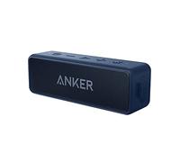 Anker Soundcore 2 Portable Bluetooth Speaker with 12W Stereo Sound, BassUp, IPX7 Waterproof, 24-Hour Playtime, Speaker for Home, Outdoors, Travel (Navy Blue)