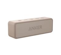 Anker Soundcore 2 Portable Bluetooth Speaker with 12W Stereo Sound, BassUp, IPX7 Waterproof, 24-Hour Playtime, Speaker for Home, Outdoors, Travel (pink)