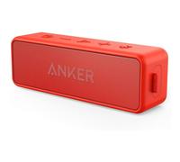 Anker SoundCore 2 Portable Bluetooth Speaker with Better Bass 24-Hour Playtime 66ft Bluetooth Range IPX5 Water Resistance & Built-in Mic Dual-Driv