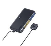 Anker USB 3.0 HDMI KVM Switch, 5 USB 3.0 Ports, Supports 4K@60Hz, Magnetic Remote Button for One-Click Switch Between Laptop and Desktop, Works with Dell, MacBook, iPad, and More (Cables Included)