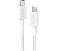 Anker Usb-C To Usb-C Braided Charging Cable, 1.8M, White White