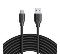 Anker USB C Cable, Powerline USB 3.0 to USB C Charger Cable (10ft) with 56k Ohm Pull-up Resistor for Samsung Galaxy Note 8, S8, S8+, S9, Oculus Quest, Sony XZ, LG V20 G5 G6, HTC 10 and More