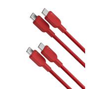 Anker USB C Cable, USB C to USB C Cable (3ft,2Pack), (60W/3A) USB C Charger Cable Fast Charge for iPhone 17/16/15, iPad Pro, Samsung Galaxy, MacBook Pro,and More