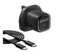 Anker USB-C Charger, 25W with USB-C Cable, Black