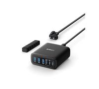 Anker USB C Charger, 6 Port Charging Station with 112W Power, for iPhone 17/16/15/14/13/12 Series, MacBook, Galaxy, iPad, and More (Cable Included)