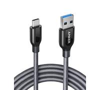Anker USB C Charger Cable, PowerLine+ USB-C to USB 3.0 charger cable (6ft/1.8m), High Durability Type C Braided Charging Cable Compatible with Samsung Galaxy S10, S9, Huawei P10, P9, Sony XZ, HTC 10