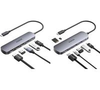 Anker USB C Hub, 5-in-1 USB Hub for Laptops, 4K HDMI Multiport Adapter with 90W Max Power Delivery & Anker USB C Hub, 7-in-1 Multi-Port USB Adapter (4K@60Hz USB C to HDMI Splitter)