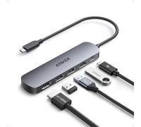 Anker USB C Hub (5-in-1), USBC Hub Multiport Adapter, 4K@30Hz HDMI with 100W Max Power Delivery, USB-C and USB-A Data Ports, Compact and Stylish for MacBook, Dell XPS, and More (Charger Not Included)
