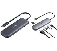 Anker USB C Hub, 5-in-1 USBC to HDMI Splitter with 4K Display, 1 x Powered USB-C 5Gbps & 2×Powered USB-A 3.0 5Gbps Data Ports & 7-in-1 USB Adapter for Laptops (4K@60Hz USB C to HDMI Splitter)