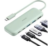 Anker USB C Hub, 5-in-1 USBC to HDMI Splitter with 4K Display | 85W Max PD, 1 Powered USB-C 5Gbps & 2 Powered USB-A 3.0 5Gbps Data Ports, for MacBook Pro, MacBook Air, Dell and More (Green)