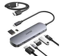 Anker USB C Hub, 7-in-1 Multi-Port USB Adapter for Laptops, 4K@60Hz USB C to HDMI Splitter & 8K@60Hz HDMI Cable, 10 ft/3m Ultra HD 4K@120Hz HDMI to HDMI Cord