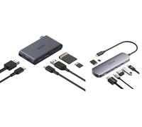 Anker USB C Hub, 7-in-1 Multi-Port USB Adapter for Laptops &Nano USBC Hub, 6-in-1 Compact USB-C Hub with 85W PD Charging (Charger Not Included)