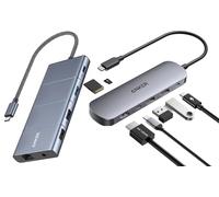 Anker USB C Hub, 7-in-1 Multi-Port USB Adapter for Laptops & USB C Hub, 11-in-1 Docking Station Dual Monitor, 10 Gbps USB-C and USB-A Data Ports