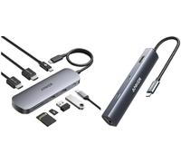 Anker USB C Hub, PowerExpand 6-in-1 & Nano 8-in-1 Docking Station (Bundle)