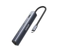 USB C Hub, PowerExpand 6-in-1 USB C PD Ethernet Hub with 65W Power Delivery, 4K HDMI, 1Gbps Ethernet, USB-C Data Port, 2 USB 3.0 Data Ports, for