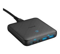 Anker USB C Plug, 543 Charger (65W II), PIQ 3.0 & GaN 4-Port Slim Fast Wall Charger, with Dual USB C Ports (45W Max), for...