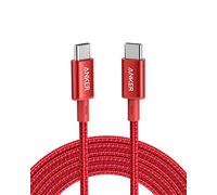 Anker USB C to USB C Charger Cable (10ft/3m), 100W USB 2.0 Type C Cable, Fast Charging Power for iPhone 16/15 Series, MacBook Pro 2020, iPad Pro 2020, iPad Air 4, Galaxy S21, Pixel, LG and More(Red)