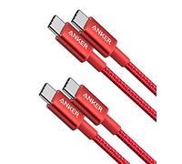 Anker USB C Cable, 2 Pack New Nylon USB C to USB C Cable (3.3ft/1m 60W) for iPhone 17/16/15, iPad Pro, Samsung Galaxy, MacBook Pro,and More