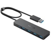 Anker USB Hub, 4-in-1 USB Splitter, USB Extender, Computer Accessories | Multiport adapter with 5Gbps Data Transfer for USB-A Port Laptop, PC, Desktop and More (Charging Not Supported)(USB-A, 0.6m)