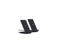 Anker Wireless Charger, 2-Pack PowerWave Stand Upgraded, Qi-Certified, Fast Charging iPhone 12, 12 Mini, 12 Pro Max, SE, 11, 11 Pro, 11 Pro Max,