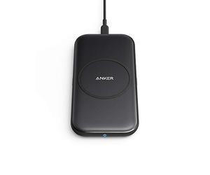 Anker Wireless Charger, PowerWave Base Pad, Qi-Certified, 7.5W for iPhone 11, 11 Pro, 11 Pro Max, X, Xs, Xr, Xs Max, 8, 8 Plus, 10W for Galaxy S20 S10, S9, S8, Note 10 Note 9 (No AC Adapter)