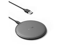 Anker Wireless Charger, PowerWave Pad for Samsung, Qi-Certified 10W Max for 16/16 Pro/15/15 Pro/14/13/12/SE 2020/AirPods/Galaxy S23 (No AC Adapter, Not Compatible with MagSafe Magnetic Charging)