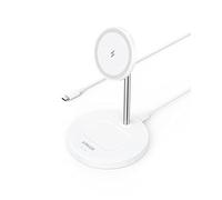 Anker Wireless Charging Stand, PowerWave 2-in-1 Magnetic Stand Lite with 5 ft USB-C Cable, Charging Stand Only for iPhone 13/13 Pro /13 Pro Max /13 Mini / 12/12 Pro and AirPods 2/Pro (No AC Adapter)