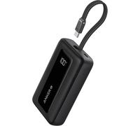 Anker Zolo 10,000mAh 30W Power Bank with Built-In USB-C Cable Fast Charger