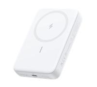 Anker Zolo 10K Magnetic Power Bank, 30W Wireless Charger White